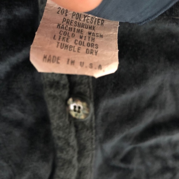 TRNKA 80%rayon chenille earthy teal knit cardigan - Picture 3 of 7